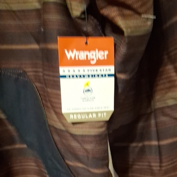 Wrangler Men's Brown Jacket Med 💙💙💙💙 - Picture 3 of 9